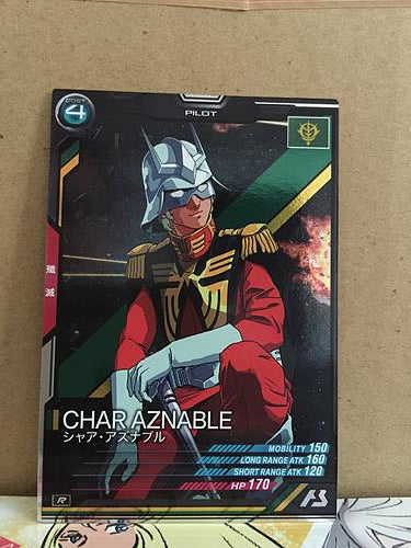 CHAR AZNABLE AB04-067 Gundam Arsenal Base Card