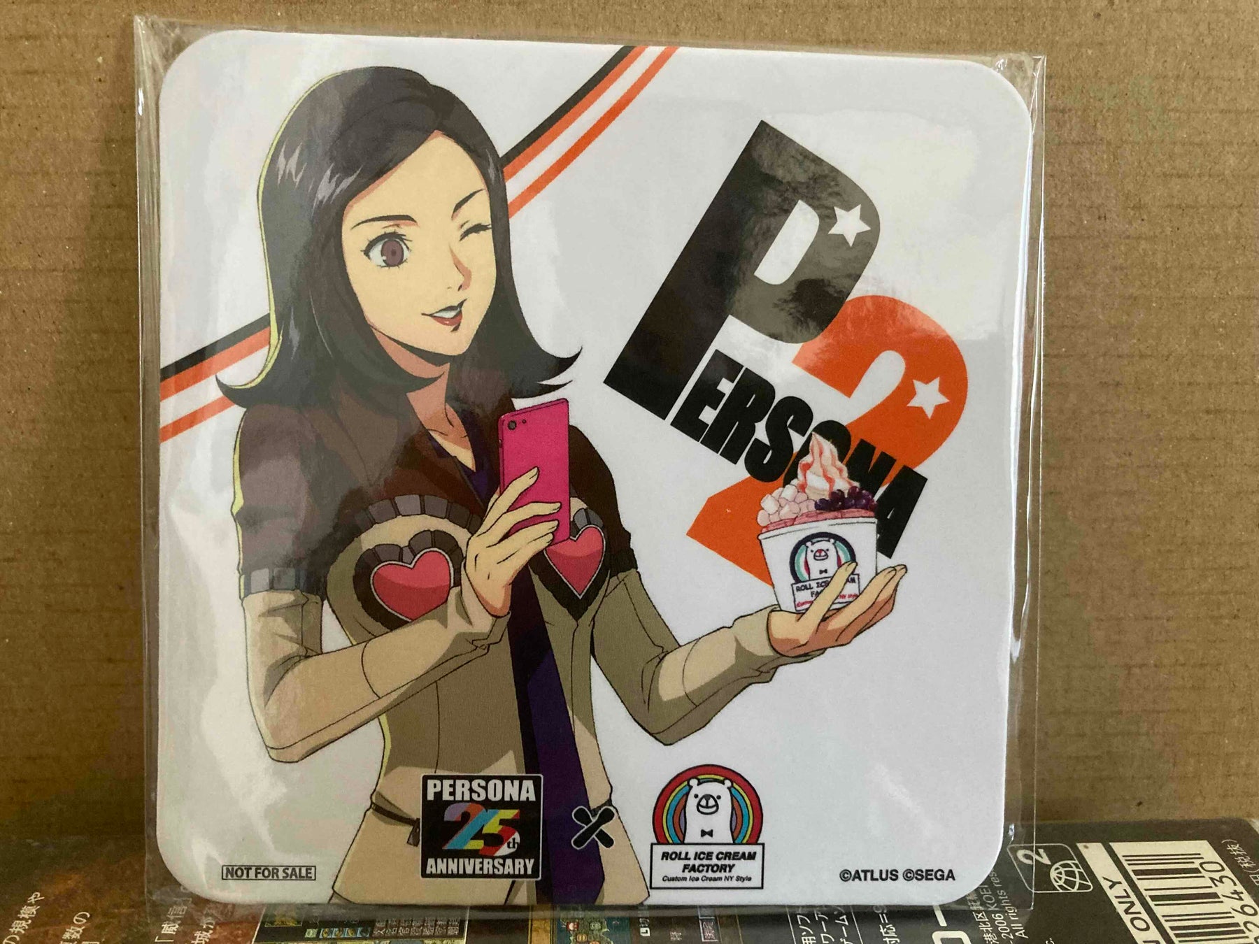 Maya Amano Coaster Role Ice Cream Factory ×Persona 25th Anniversary