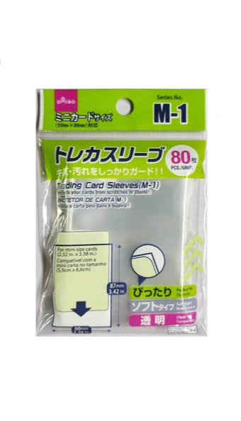 Fundas para Dragon Ball Gundam 80 piezas Funda para cartas coleccionables M-1 