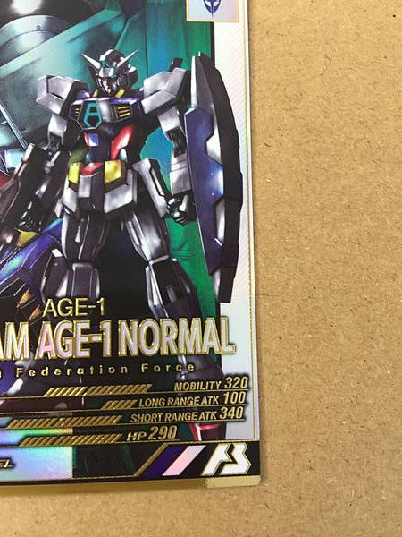 GUNDAM AGE-1 NORMAL LX01-048 Parallel Gundam Arsenal Base Card