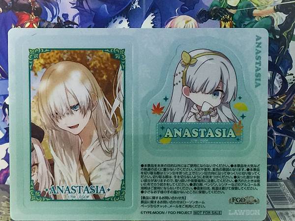 ANASTASIA Caster Fate Grand Order FGO 10th Lawson Sticker