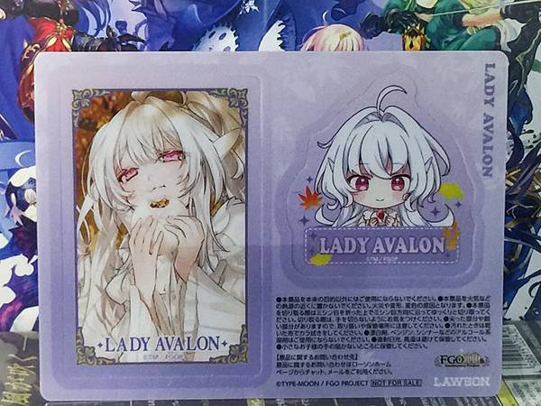 LADY AVALON Pretender Fate Grand_Order FGO 10th Lawson Sticker