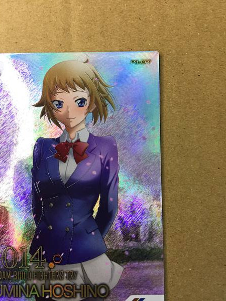 FUMINA HOSHINO PR-142 Parallel Gundam Arsenal Tarjeta Base Construcción Luchadores