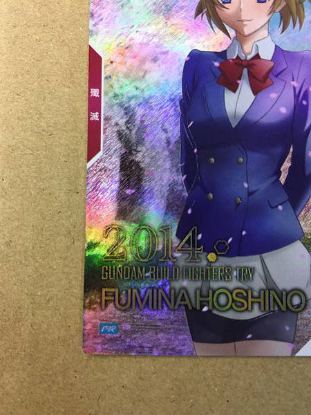FUMINA HOSHINO PR-142 Parallel Gundam Arsenal Tarjeta Base Construcción Luchadores