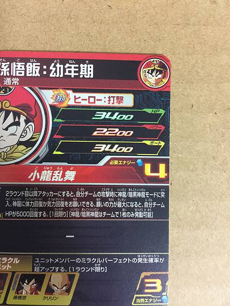 Son Gohan BM12-017 UR Super Dragon Ball Heroes Mint Card