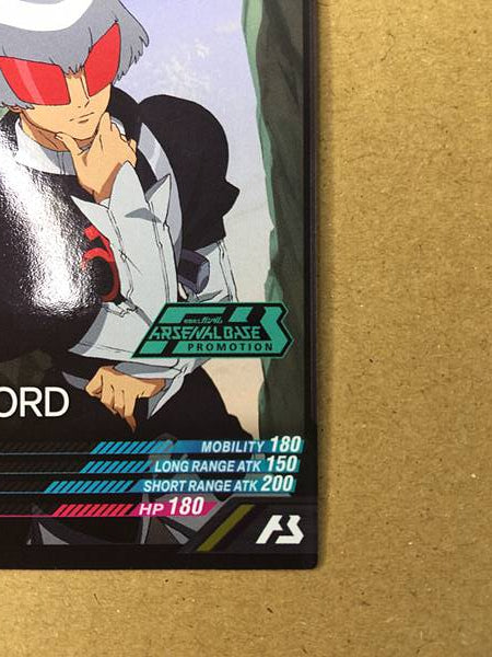 Tarjeta promocional HARRY ORD PR-286 Gundam Arsenal Base Turn A