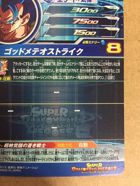 Gogeta BM10-SEC Super Dragonball Heroes Mint Card SDBH Goku Vegeta