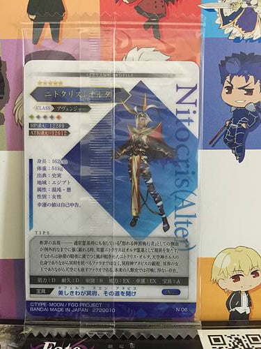 Nitocris Avenger Fate Grand Order FGO Wafer Card vol.13 N 06