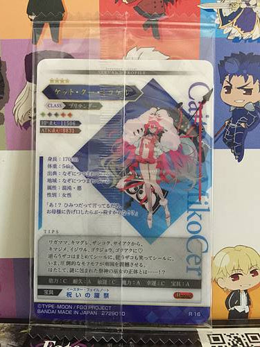 Cait Cu Cerpriestess Pretender Fate Grand Order FGO Wafer Card vol.13 R 16