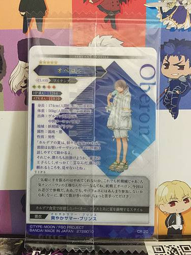 Oberon Pretender Fate Grand Order FGO Wafer Card vol.13 CR 20