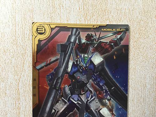 Tarjeta base Gundam Arsenal LXR03-002 con marco azul de Gundam ASTRAY