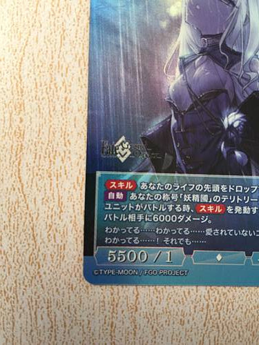 Mélusine Lancer BB-FGO-032SR+ Build Divide Card FGO Fate Grand Order