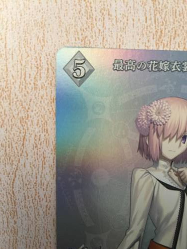 Mashu Kyrielight Shielder BB-FGO-049SR+ Build Divide Card FGO Fate Grand Order