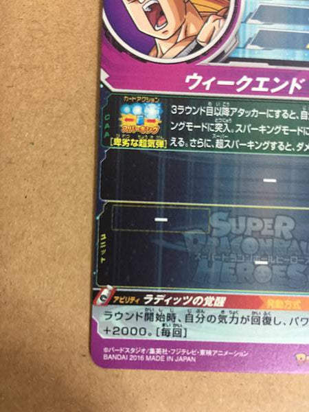 Raditz SH1-SEC Super Dragon Ball Heroes Mint Card SDBH 1