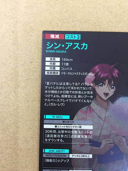 Tarjeta base Shinn Asuka PR-248 Parallel Gundam Arsenal, Lunamaria Hawk