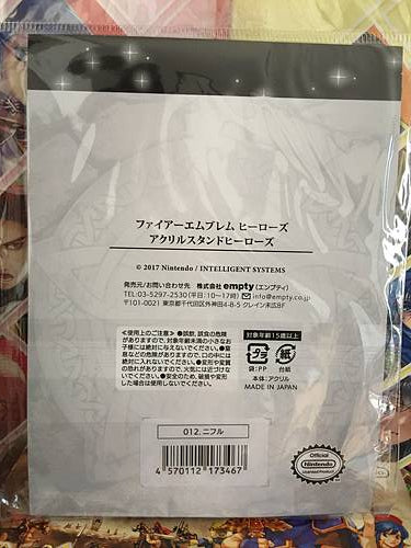 Nifl Fire Emblem Acrylic Stand Heroes 012 Figure FE