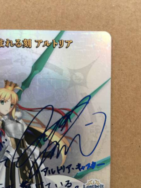 Artoria Pendragon BB-FGO-029SC Build Divide Sign Card FGO Fate Grand Order