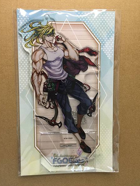 Mascota de acrílico de Sakata Kintoki para el stand de la Gran Orden de Fate (FGO Expo Fes 9)