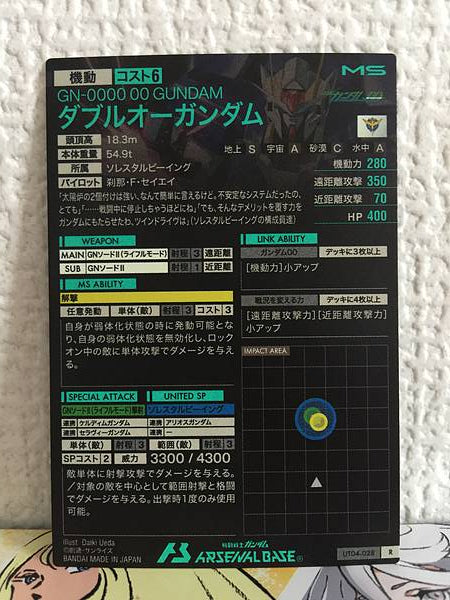 00 GUNDAM UT04-028  R Gundam Arsenal Base Card