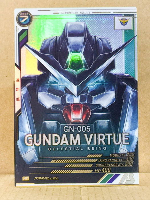GUNDAM VIRTUE AB02-038 Parallel Gundam Arsenal Base Card OO