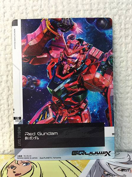 The Red Gundam 003 UR Gundam GQuuuuuuX Card Collection
