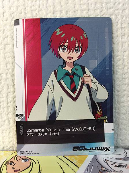 Amate Yuzuriha 007 SR Gundam GQuuuuuuX Card Collection