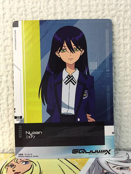 Colección de tarjetas Nyaan 008 SR Gundam GQuuuuuuX