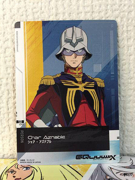 Char Aznable 012 SR Gundam GQuuuuuuX Card Collection