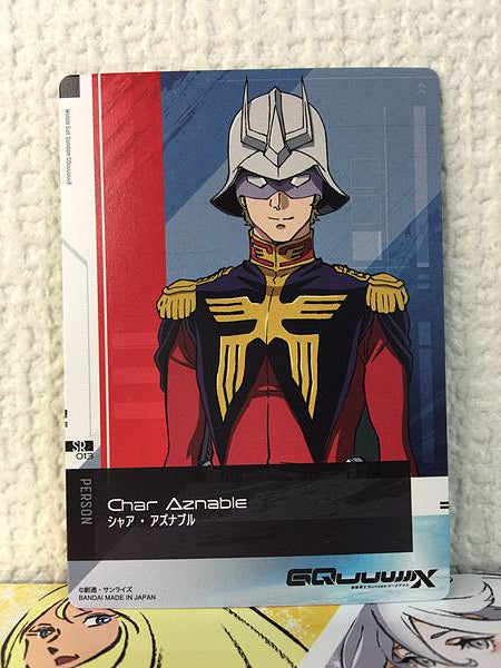 Char Aznable 013 SR Gundam GQuuuuuuX Card Collection