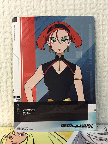 Colección de tarjetas Annqi 026 Gundam GQuuuuuuX