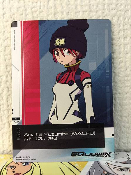 Colección de tarjetas Amate Yuzuriha 020 Gundam GQuuuuuuX