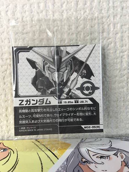 MSZ-006 Z Gundam MG2-05 Niformation Seal Wafer Zeta