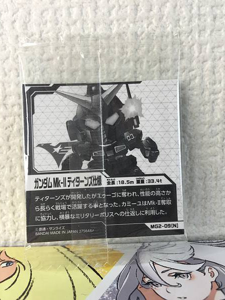 RX-178 Gundam Mk-II MG2-09 Niformation Seal Wafer Zata