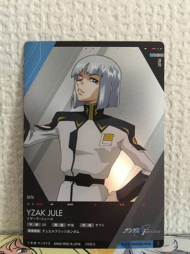 Yzak Joule 1-011 R Gundam Seed Freedom Wafer Card