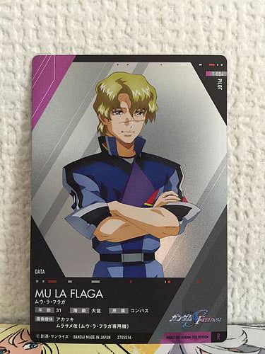 Mu La Flaga 1-004 R Gundam Seed Freedom Wafer Card