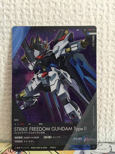 STRIKE FREEDOM GUNDAM TYPE II 1-018 SR Gundam Seed Freedom Wafer Card