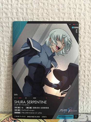 Shura Serpentine 1-006 R Gundam Seed Freedom Wafer Card