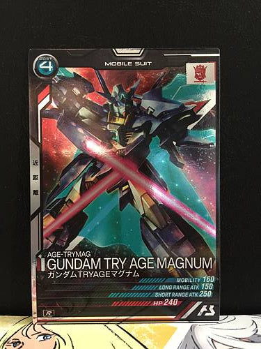AGE TRYMAG GUNDAM TRY AGE MAGNUM LX04-065 R Gundam Arsenal Base Card