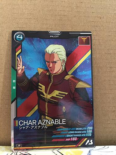 CHAR AZNABLE LX04-087 R Gundam Arsenal Base Card