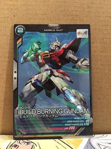 BG-011B BUILD BURNING GUNDAM LX04-057 C Gundam Arsenal Base Card