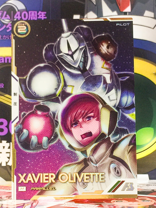 XAVIER OLIVETTE VE02-073 Parallel Gundam Arsenal Base Card GQuuuuuuX