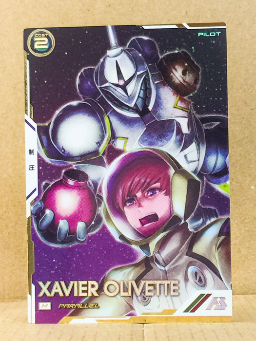 XAVIER OLIVETTE VE02-073 Parallel Gundam Arsenal Base Card GQuuuuuuX