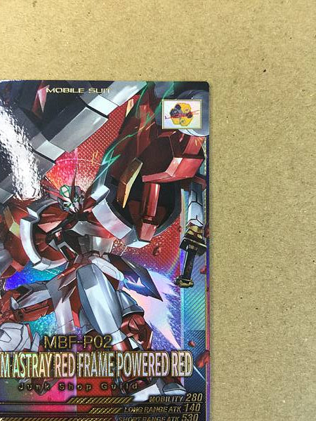 Tarjeta base del Arsenal GUNDAM ASTRAY RED FRAME POWERED RED FQ03-020