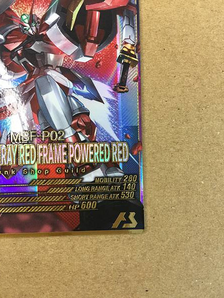 Tarjeta base del Arsenal GUNDAM ASTRAY RED FRAME POWERED RED FQ03-020