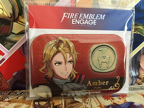 Amber Fire Emblem Can Badge FE Engage