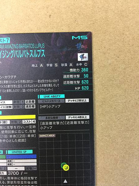 GUNDAM AMAZING BARBATOS LUPUS FQB03-008 Arsenal Base Card Build