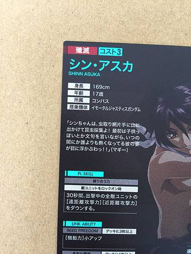 SHINN ASUKA PR-248 Gundam Arsenal Base Promotional Card SEED Destiny