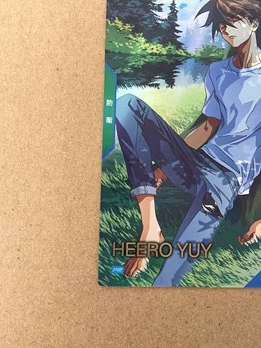HEERO YUY PR-246 Gundam Arsenal Base Promotional Card Wing