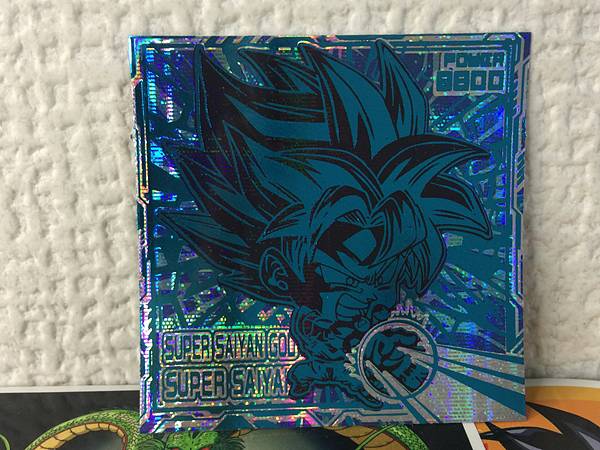 Super Saiyan God Son Goku 10-31 Dragon Ball Super Warrior Wafer Seal Sticker