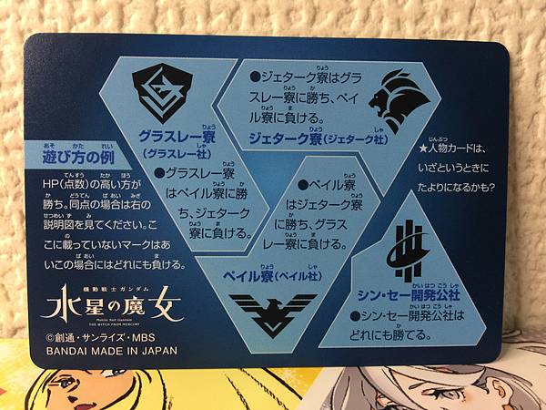 Dilanza Sol 39 Gundam Witch from Mercury Carddass Vol.2 Card